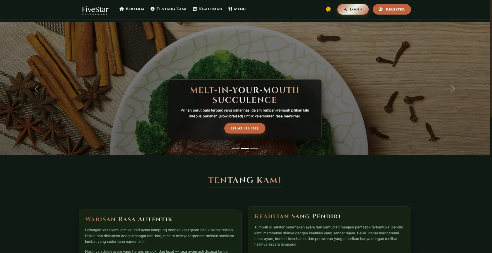 Restaurant Franchise Platform